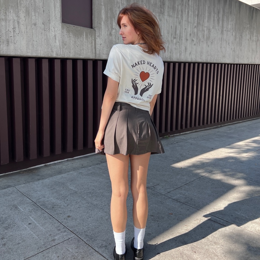 🩵Organic Cotton T-Shirt by NKD HRTS. Make a Statement for a Greener Future!🌿